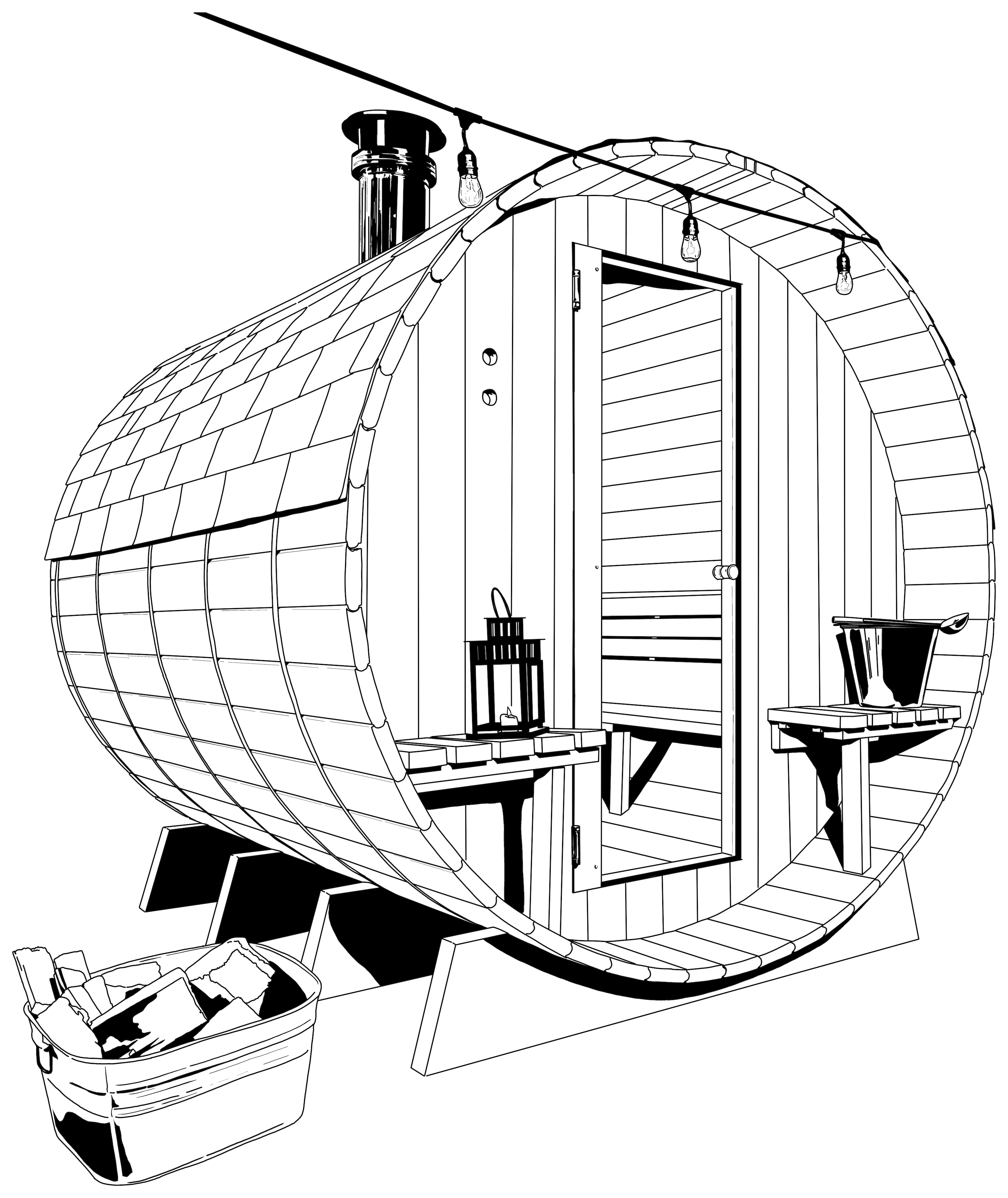 Rain Cover for Sauna Tent