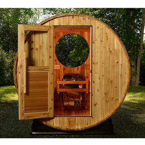 Oasis Basic 2-4 person Barrel Sauna - No canopy