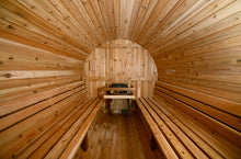 Load image into Gallery viewer, Retreat 6 person Canopy Barrel Sauna
