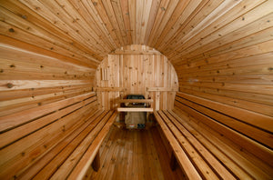 Retreat 6 person Canopy Barrel Sauna